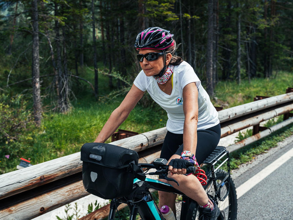 Staffetta in bicicletta